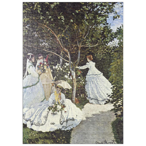 puzzleplate Claude Monet's Women in the Garden (1866) 500 Puzzle