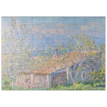 puzzleplate Gardener's House at Antibes (1888) by Claude Monet 100 Puzzle
