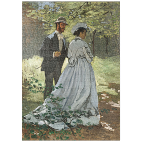 Darstellung des Puzzle-Motivs Bazille and Camille (1865) by Claude Monet – Puzzleteile: 1000