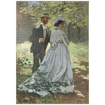 puzzleplate Bazille and Camille (1865) by Claude Monet 1000 Puzzle