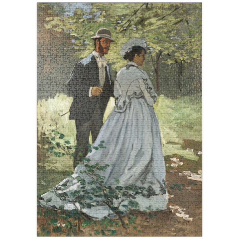 puzzleplate Bazille and Camille (1865) by Claude Monet 1000 Puzzle