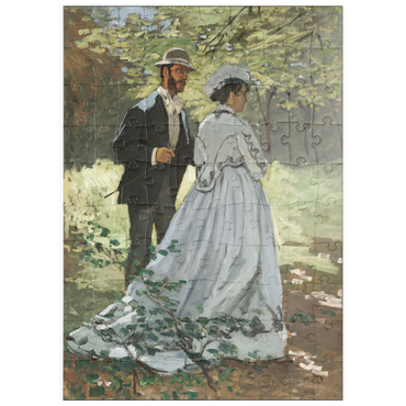 puzzleplate Bazille and Camille (1865) by Claude Monet 100 Puzzle