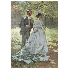 Darstellung des Puzzle-Motivs Bazille and Camille (1865) by Claude Monet – Puzzleteile: 200