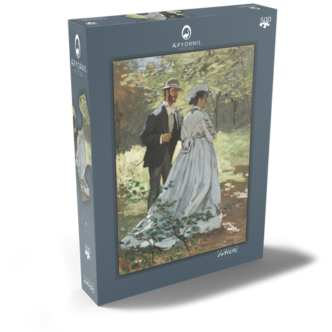 Bazille and Camille (1865) by Claude Monet 500 Puzzle Schachtel Ansicht2