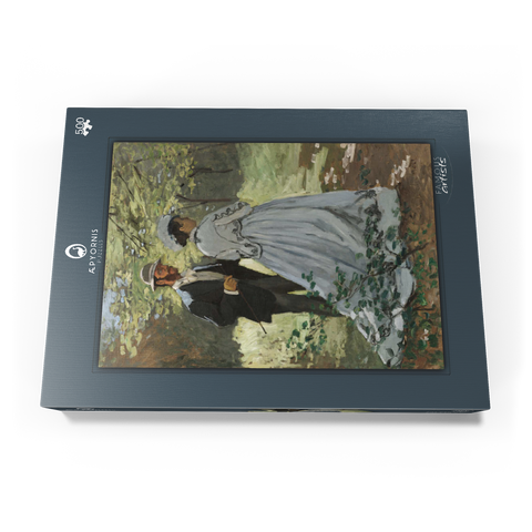 Bazille and Camille (1865) by Claude Monet 500 Puzzle Schachtel Ansicht3