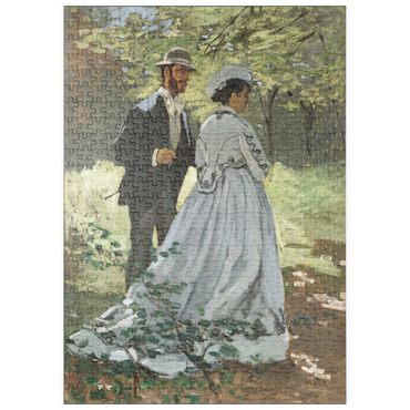 puzzleplate Bazille and Camille (1865) by Claude Monet 500 Puzzle