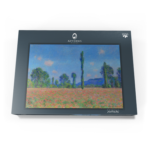 Poppy Field, Giverny (1890–1891) by Claude Monet 1000 Puzzle Schachtel Ansicht3