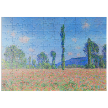 puzzleplate Poppy Field, Giverny (1890–1891) by Claude Monet 100 Puzzle
