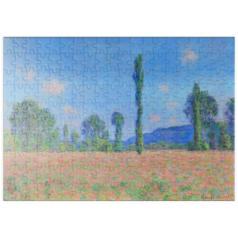 puzzleplate Poppy Field, Giverny (1890–1891) by Claude Monet 200 Puzzle