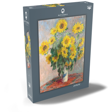 Bouquet of Sunflowers (1881) by Claude Monet 1000 Puzzle Schachtel Ansicht2