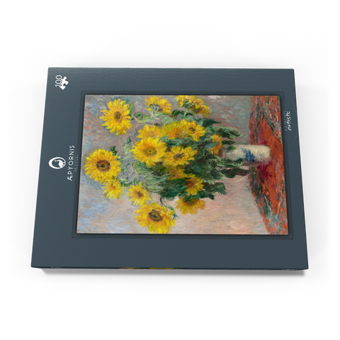 Bouquet of Sunflowers (1881) by Claude Monet 100 Puzzle Schachtel Ansicht3