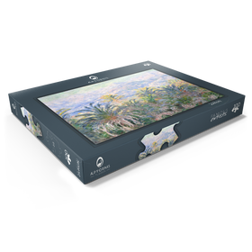 Darstellung des Puzzle Motivs Palm Trees at Bordighera (1884) by Claude Monet - Puzzleteile: 100