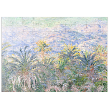 puzzleplate Palm Trees at Bordighera (1884) by Claude Monet 100 Puzzle