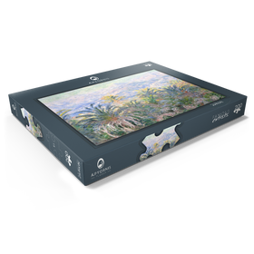 Darstellung des Puzzle Motivs Palm Trees at Bordighera (1884) by Claude Monet - Puzzleteile: 200