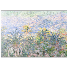 Darstellung des Puzzle Motivs Palm Trees at Bordighera (1884) by Claude Monet - Puzzleteile: 200