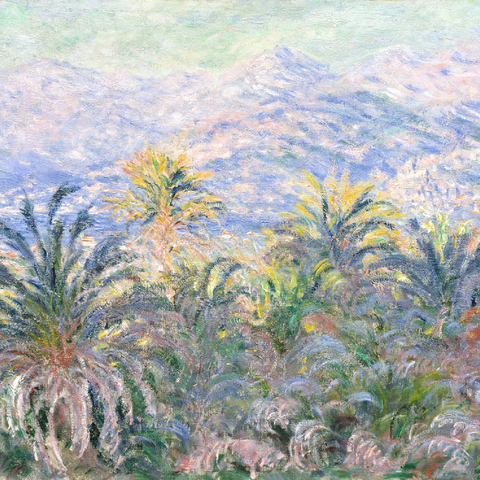 Palm Trees at Bordighera (1884) by Claude Monet 200 Puzzle 3D Modell