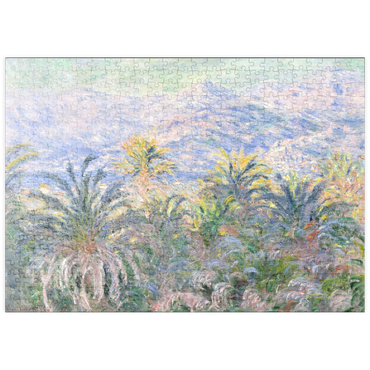 puzzleplate Palm Trees at Bordighera (1884) by Claude Monet 500 Puzzle