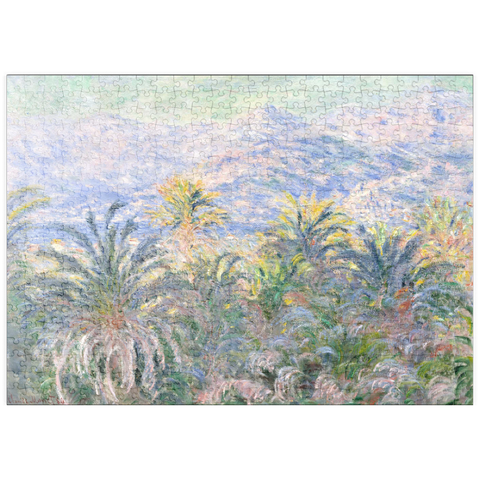 puzzleplate Palm Trees at Bordighera (1884) by Claude Monet 500 Puzzle