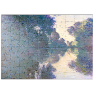 puzzleplate Morning on the Seine near Giverny (1897) by Claude Monet 100 Puzzle