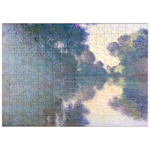 puzzleplate Morning on the Seine near Giverny (1897) by Claude Monet 200 Puzzle