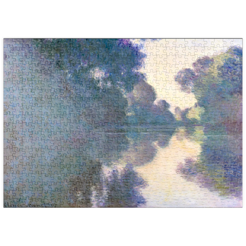 puzzleplate Morning on the Seine near Giverny (1897) by Claude Monet 500 Puzzle