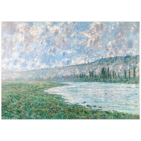 puzzleplate The Seine at Vétheuil (1880) by Claude Monet 1000 Puzzle