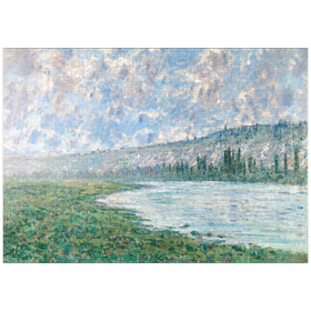 Darstellung des Puzzle Motivs The Seine at Vétheuil (1880) by Claude Monet - Puzzleteile: 1000