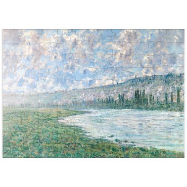 puzzleplate The Seine at Vétheuil (1880) by Claude Monet 100 Puzzle