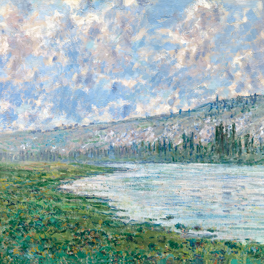 The Seine at Vétheuil (1880) by Claude Monet 100 Puzzle 3D Modell