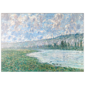 Darstellung des Puzzle-Motivs The Seine at Vétheuil (1880) by Claude Monet – Puzzleteile: 500