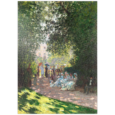 puzzleplate The Parc Monceau (1878) by Claude Monet 1000 Puzzle