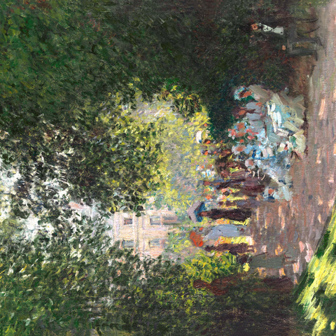 The Parc Monceau (1878) by Claude Monet 1000 Puzzle 3D Modell
