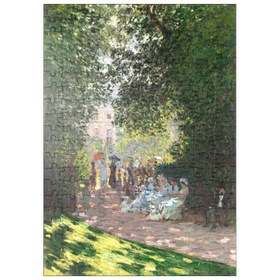 Darstellung des Puzzle Motivs The Parc Monceau (1878) by Claude Monet - Puzzleteile: 200
