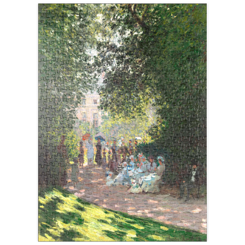 puzzleplate The Parc Monceau (1878) by Claude Monet 500 Puzzle