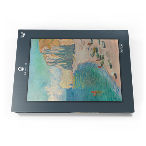 The Beach and the Falaise d'Amont (1885) by Claude Monet 1000 Puzzle Schachtel Ansicht3