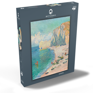 The Beach and the Falaise d'Amont (1885) by Claude Monet 100 Puzzle Schachtel Ansicht2