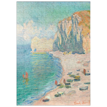 puzzleplate The Beach and the Falaise d'Amont (1885) by Claude Monet 200 Puzzle