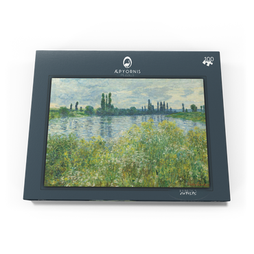 Banks of the Seine, Vétheuil (1880) by Claude Monet 100 Puzzle Schachtel Ansicht3