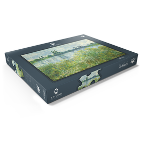 Alternative Darstellung des Puzzle-Motivs Banks of the Seine, Vétheuil (1880) by Claude Monet – Puzzleteile: 200