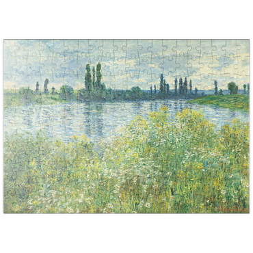 puzzleplate Banks of the Seine, Vétheuil (1880) by Claude Monet 200 Puzzle