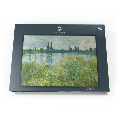 Banks of the Seine, Vétheuil (1880) by Claude Monet 500 Puzzle Schachtel Ansicht3