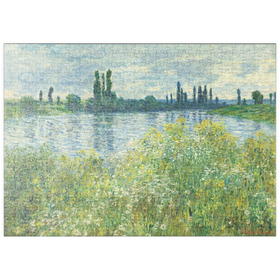 Darstellung des Puzzle-Motivs Banks of the Seine, Vétheuil (1880) by Claude Monet – Puzzleteile: 500