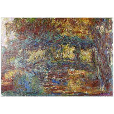puzzleplate Claude Monet's The Japanese Footbridge (1920–1922) 1000 Puzzle
