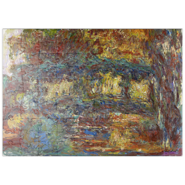 puzzleplate Claude Monet's The Japanese Footbridge (1920–1922) 100 Puzzle