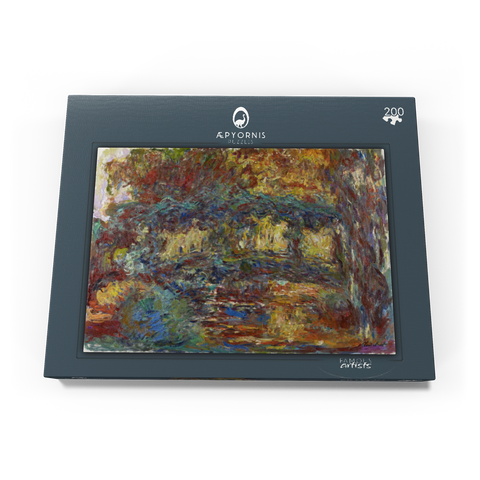 Claude Monet's The Japanese Footbridge (1920–1922) 200 Puzzle Schachtel Ansicht3