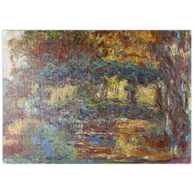 Darstellung des Puzzle-Motivs Claude Monet's The Japanese Footbridge (1920-1922) – Puzzleteile: 200