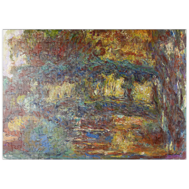 puzzleplate Claude Monet's The Japanese Footbridge (1920–1922) 200 Puzzle