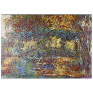 puzzleplate Claude Monet's The Japanese Footbridge (1920–1922) 500 Puzzle