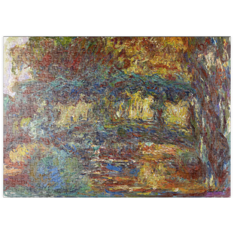 puzzleplate Claude Monet's The Japanese Footbridge (1920–1922) 500 Puzzle