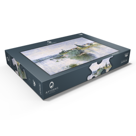 Darstellung des Puzzle Motivs Claude Monet's The Seine at Lavacourt (1880) - Puzzleteile: 1000